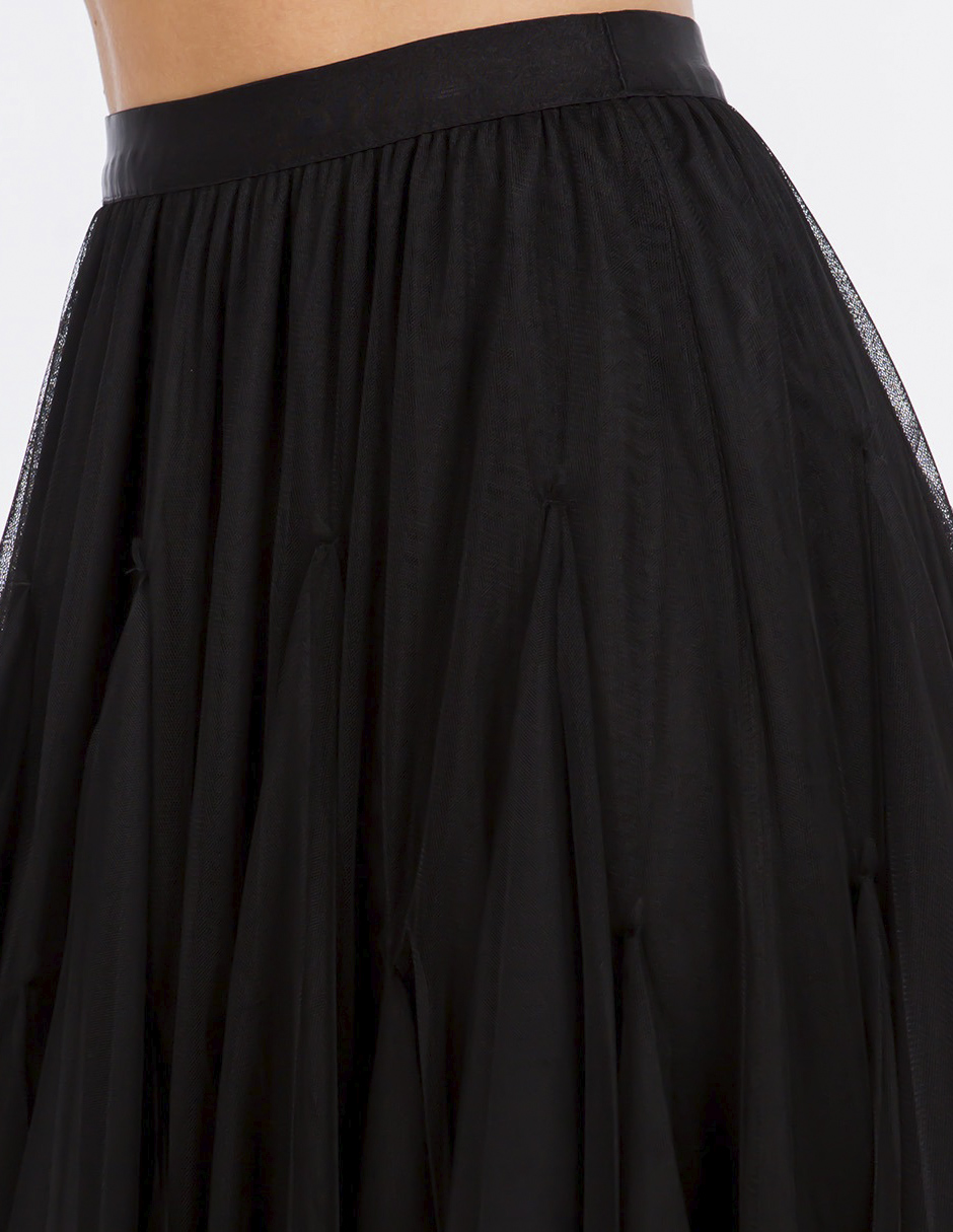 Falda midi con ondas AMAD para dama 