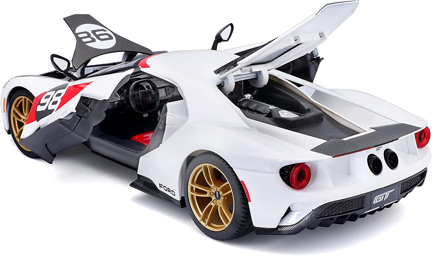 Ford Gt Heritage Edition 2021 AUTO DE COLECCION Escala 1/18 IMPORTADO JUGUETE