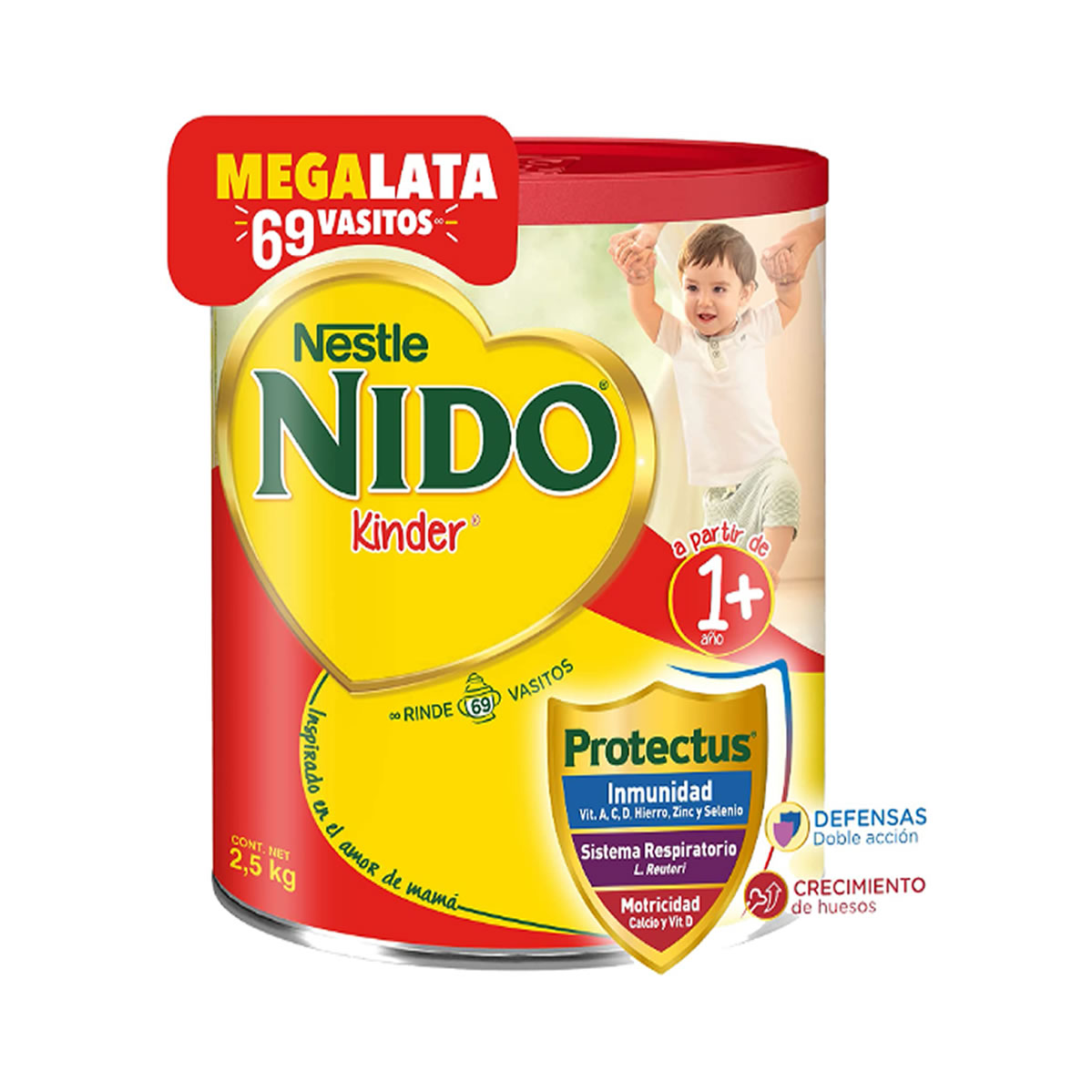 Nido Kinder Leche en Polvo 2.5 kg