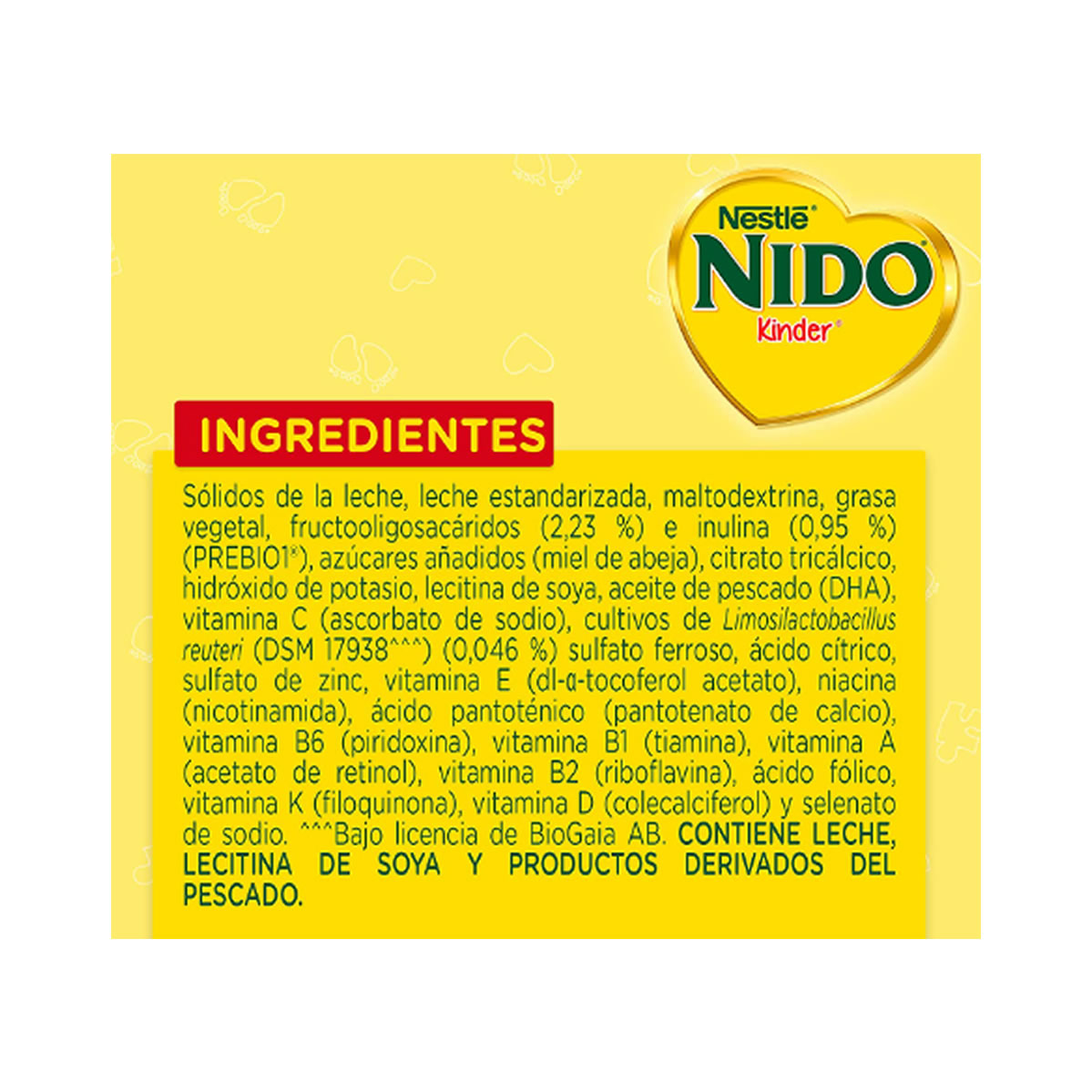 Nido Kinder Leche en Polvo 2.5 kg