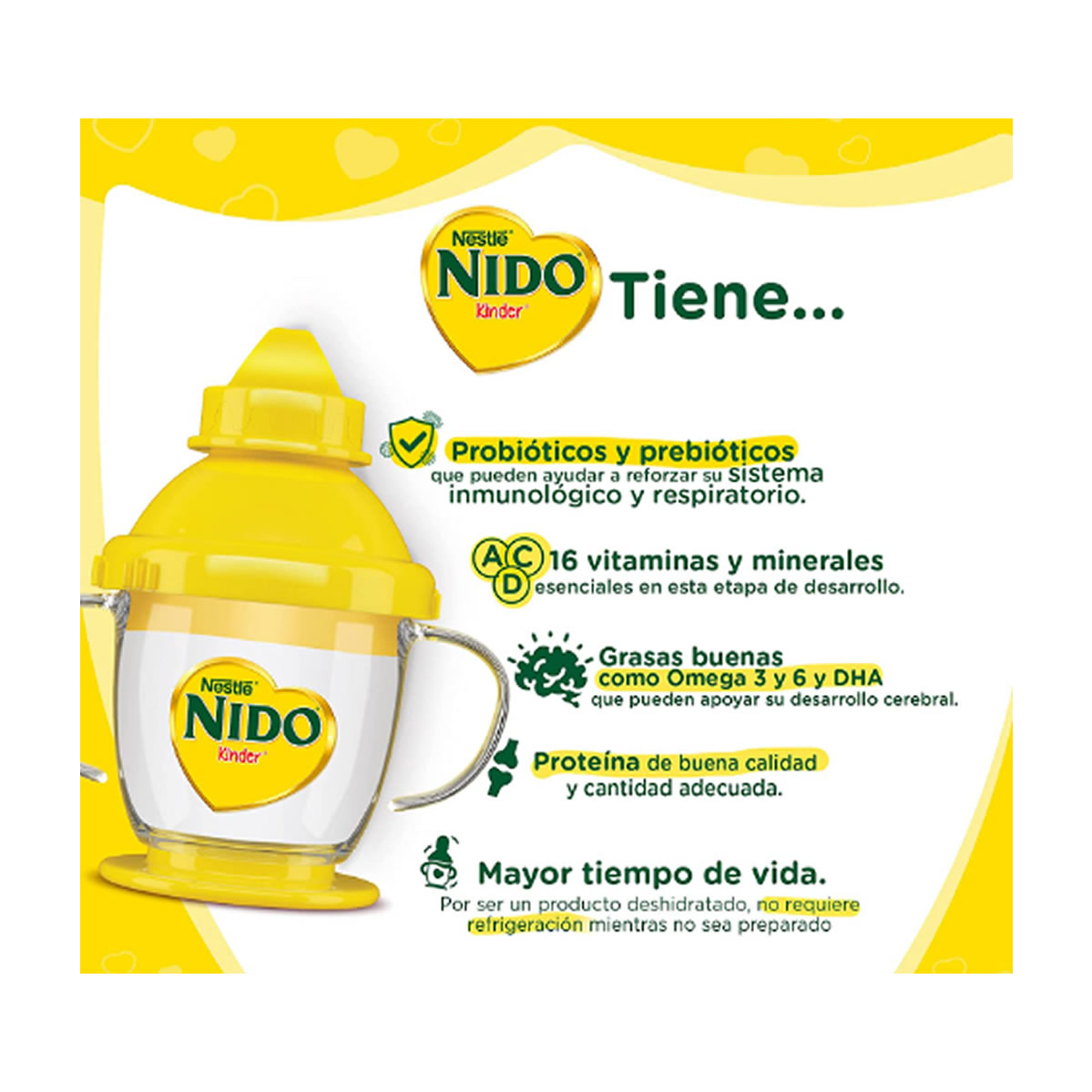 Nido Kinder Leche en Polvo 2.5 kg
