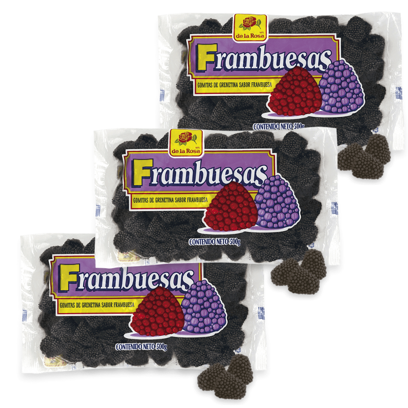 Paquete 5 Frambuesa Morada 76 piezas c/u