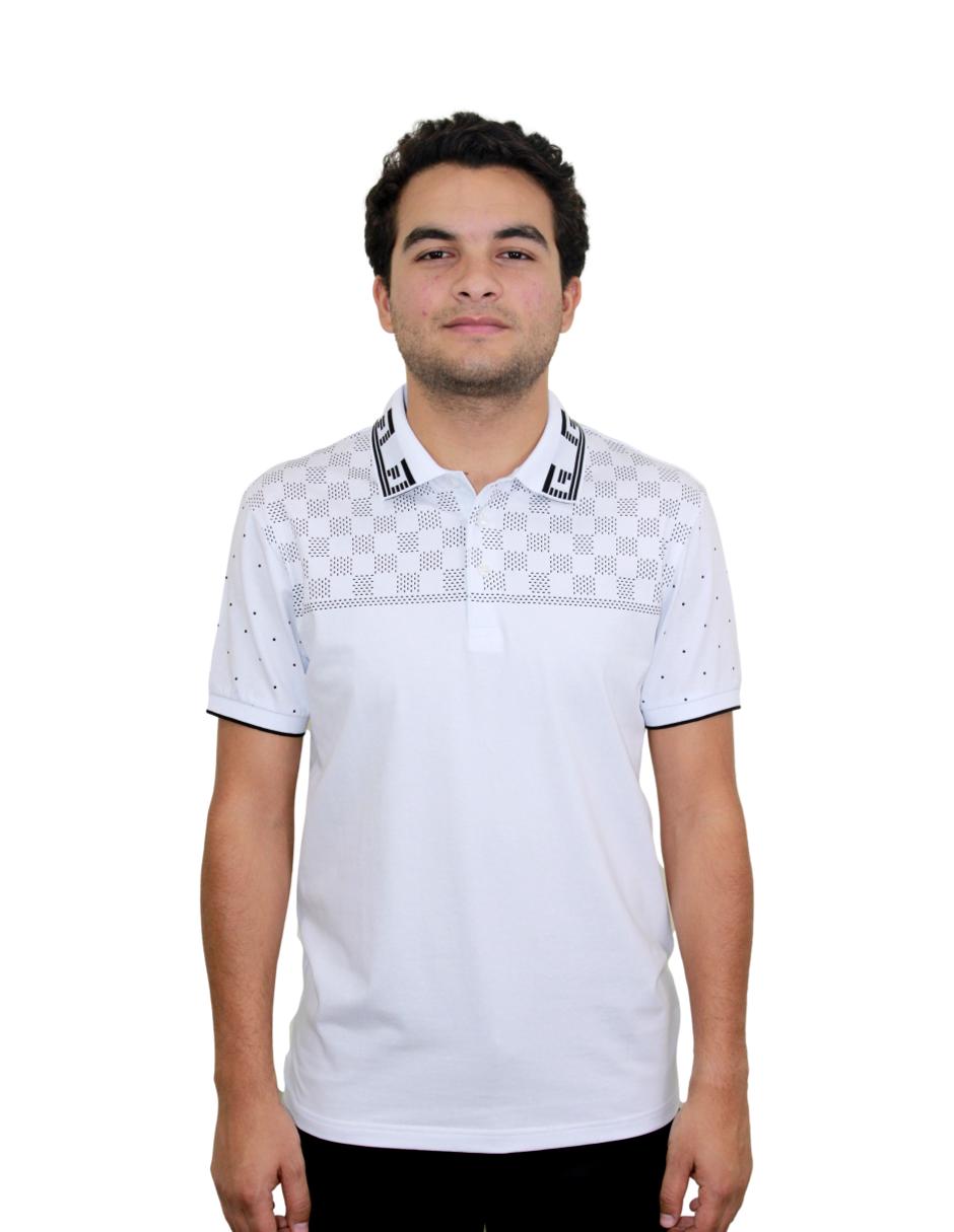 Playera Polo Para Hombre Marca Pavini P-2059-WHITE