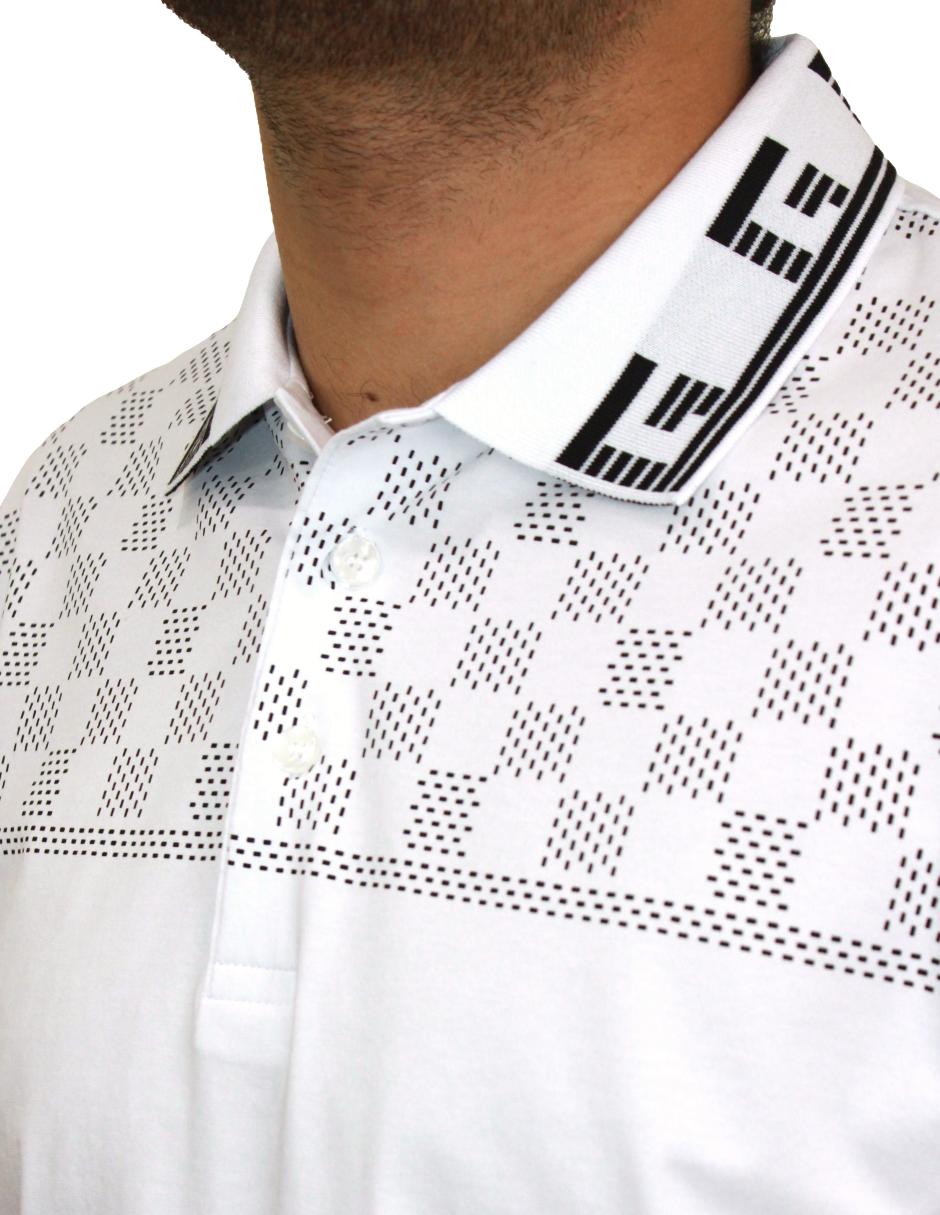 Playera Polo Para Hombre Marca Pavini P-2059-WHITE