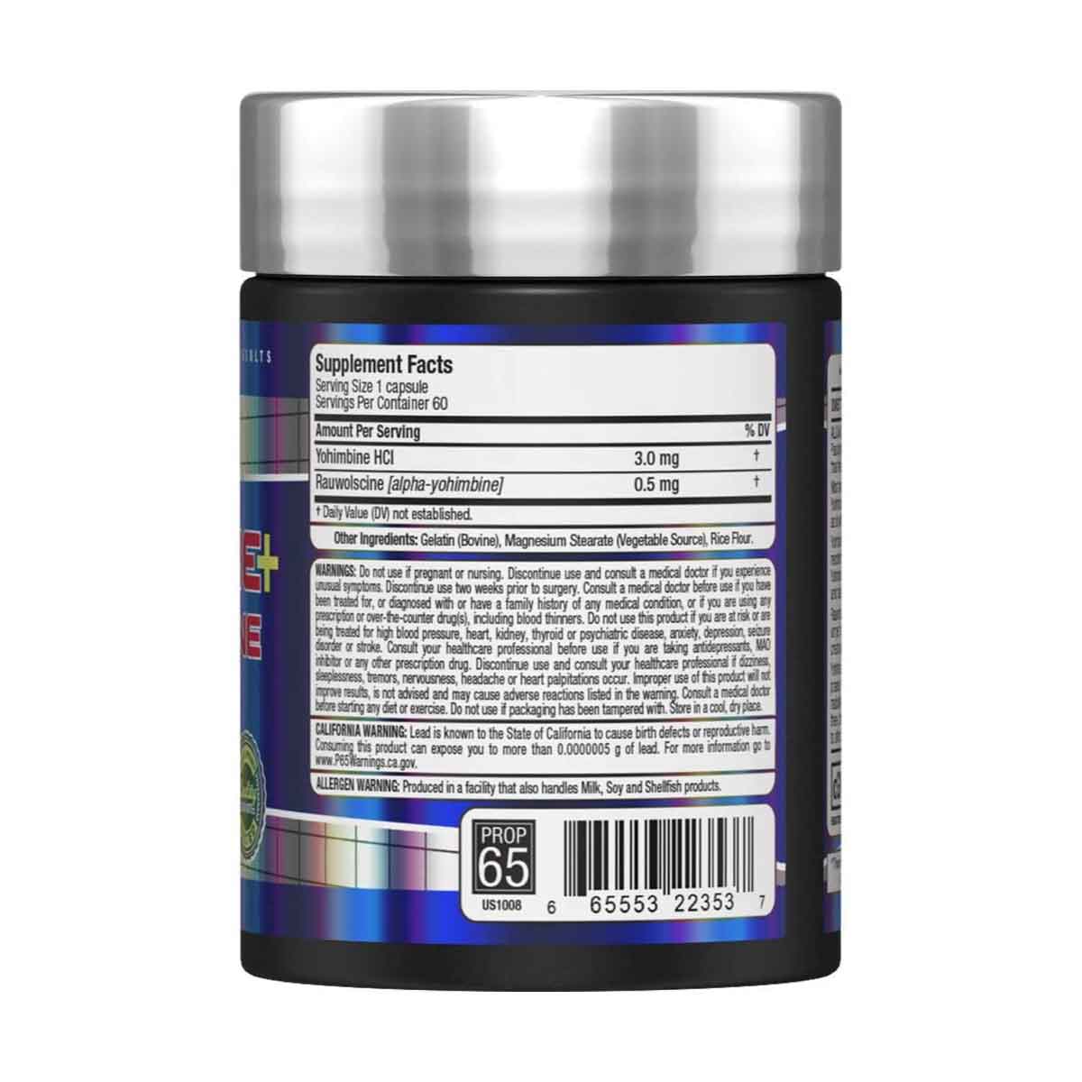 AllMax Yohimbine + Rauwolscine 60 caps..