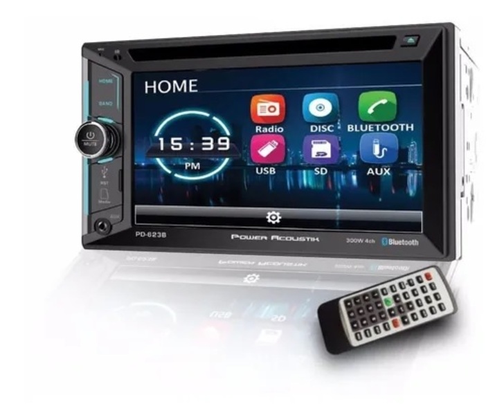 Pantalla Autoestéreo Power Acoustik Pd-623b