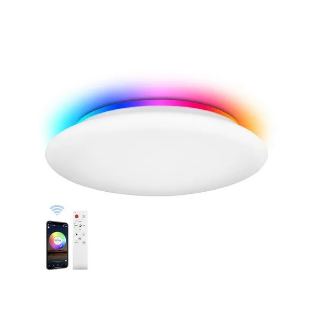 Lampara Wifi Inteligente 28w Techo Plafon Led 30cm Lámpara