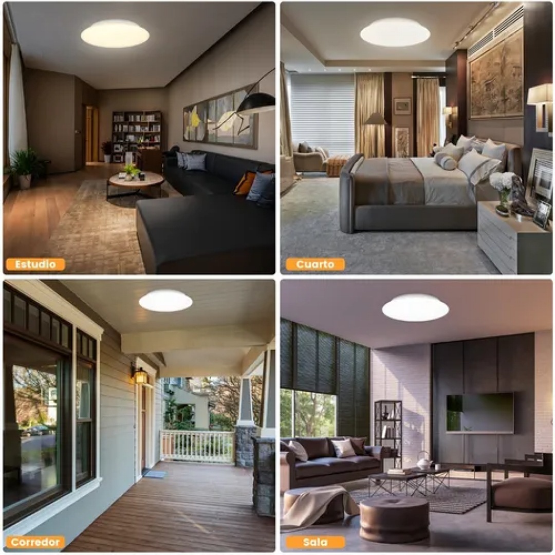 Lampara Wifi Inteligente 28w Techo Plafon Led 30cm Lámpara