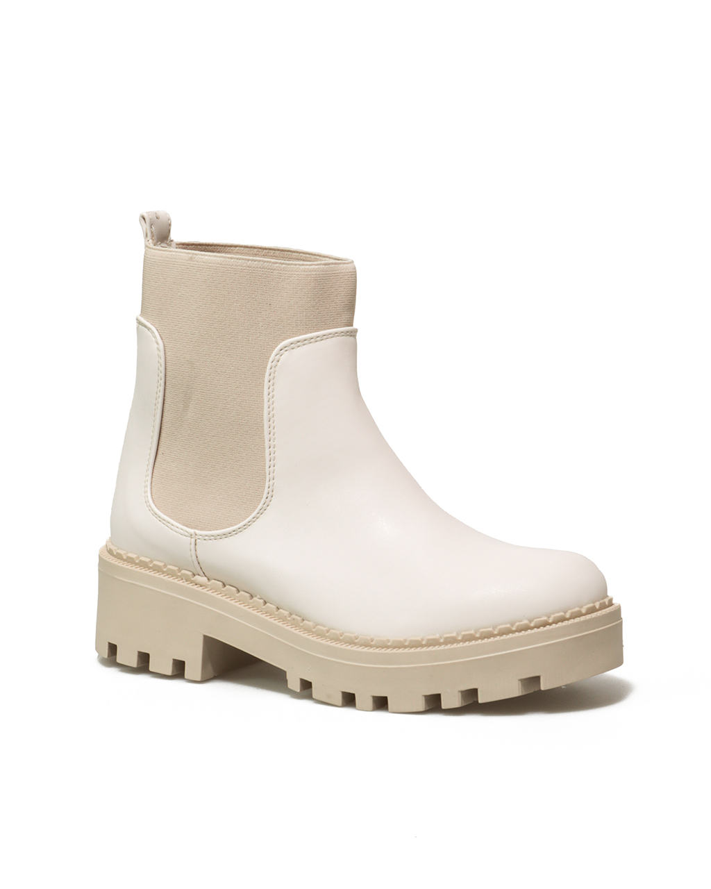 Botas Chunky Lisas Con Elástico Tbt 6049