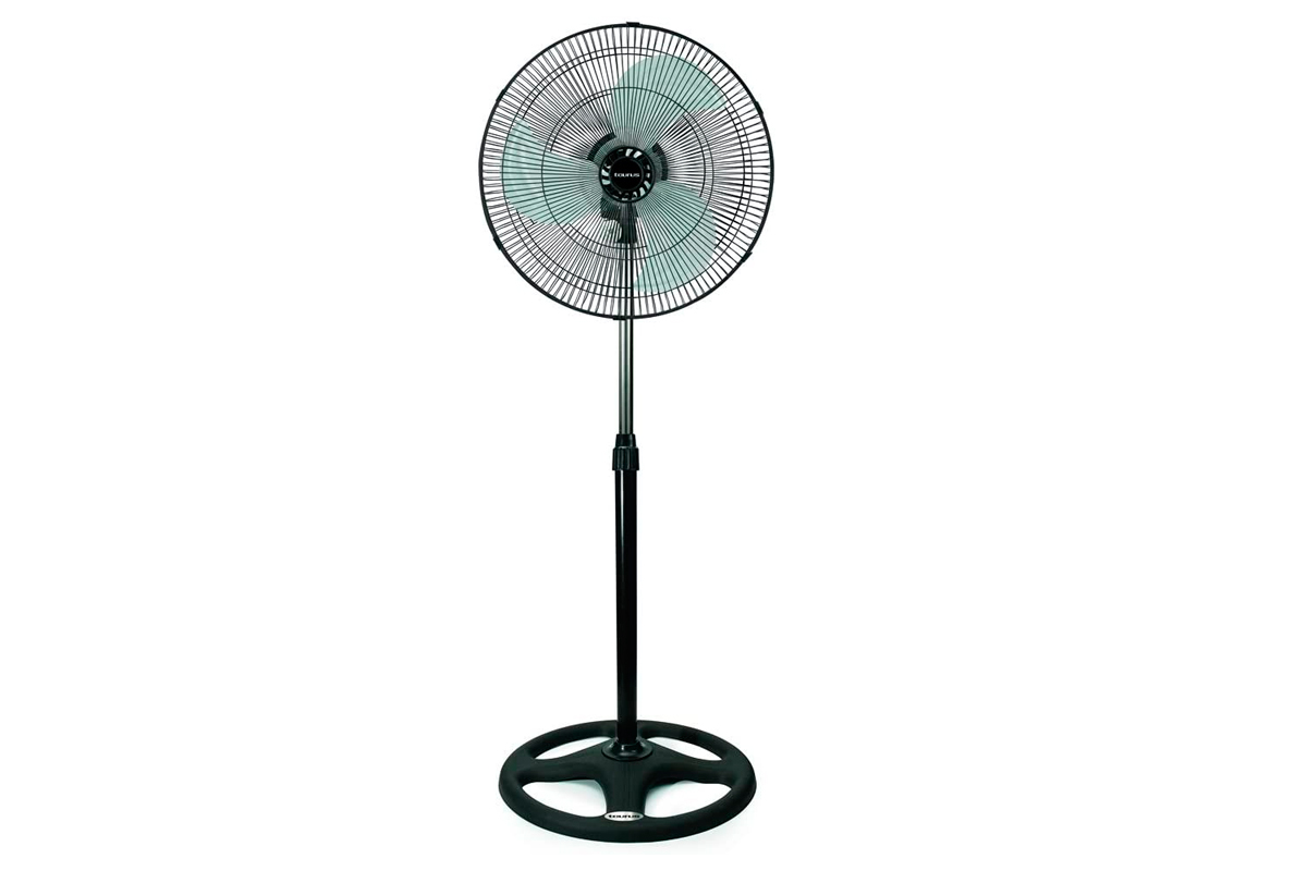 VENTILADOR DE PEDESTAL 3 EN 1 NEGRO TAURUS MODELO MARTE