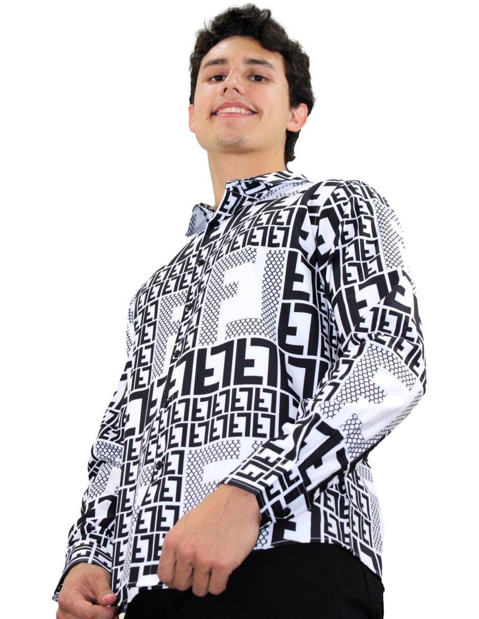 Camisas Pavini Camisas Para Hombres Marcas Camisa De Brillos Camisa Para  Hombre Marca Pavini LS021034-07 Brillos