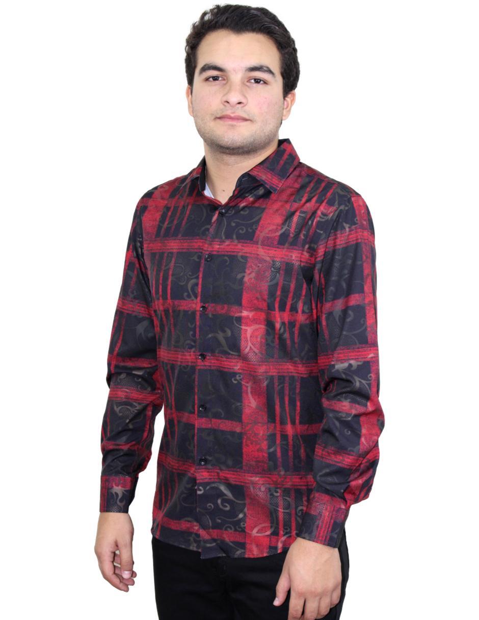 Camisa Para Hombre Marca Pavini LS022-004-12