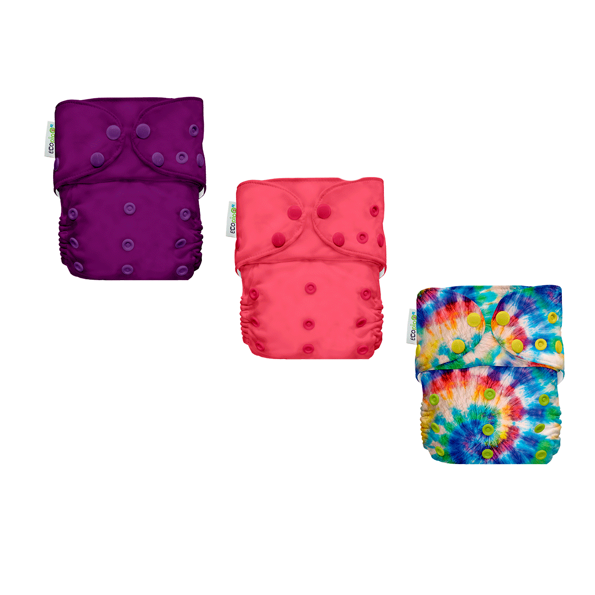 3 Pack de pañales ecológicos Ecopipo