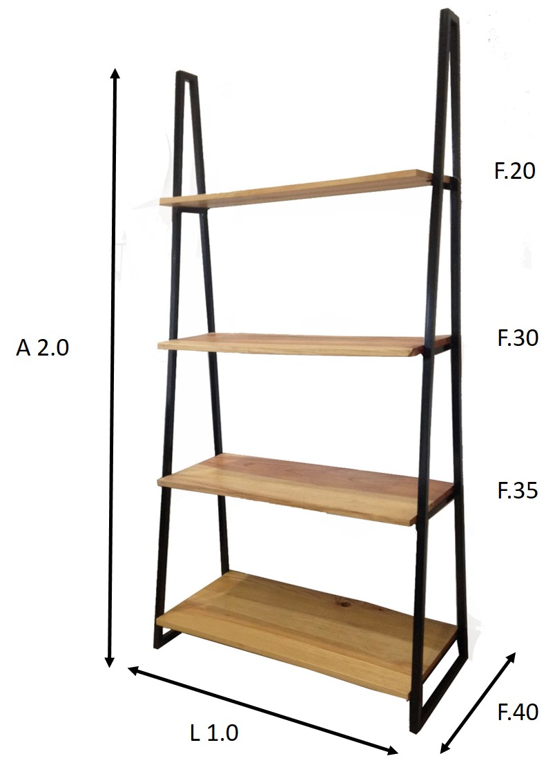 LIBRERO ESCALERA modelo KAY marca POLTRONE