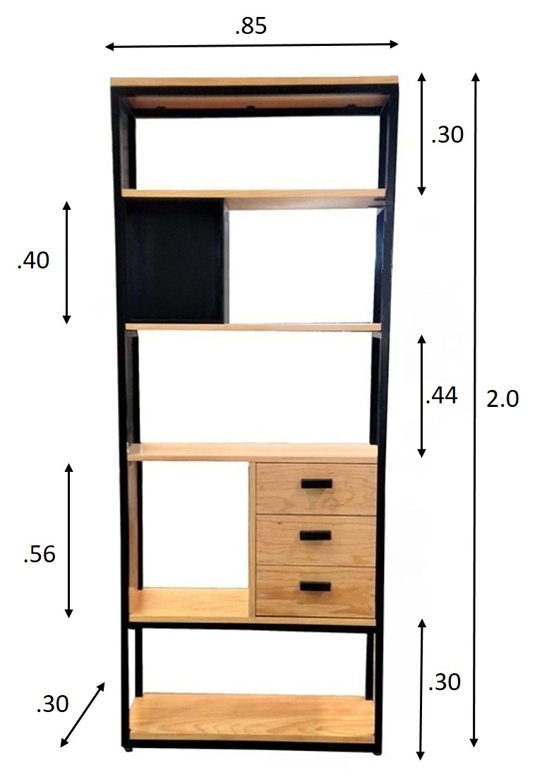 LIBRERO ORIGINAL modelo PASTEUR marca POLTRONE
