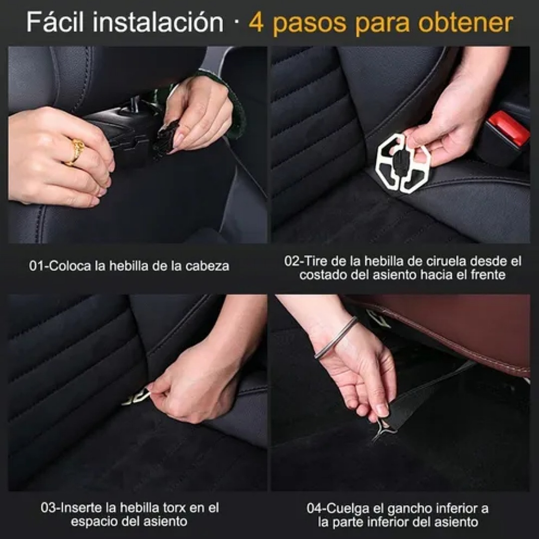 Organizador Para Auto , Accesorios De Carro Bolso De Cuero