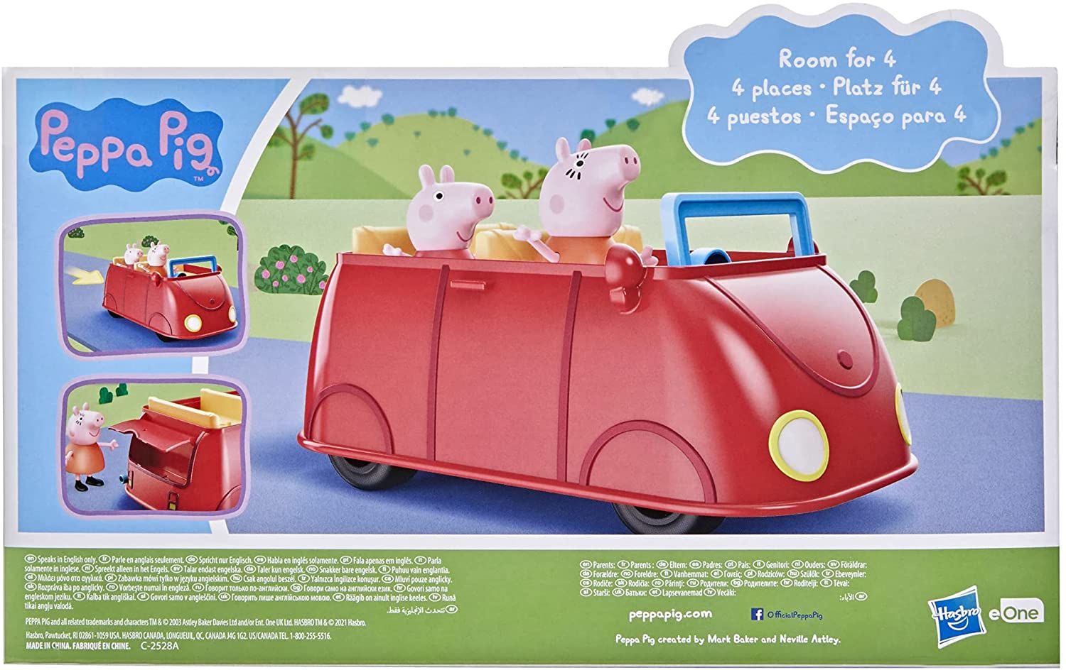 Peppa Pig  El Auto Rojo de la Familia de Peppa