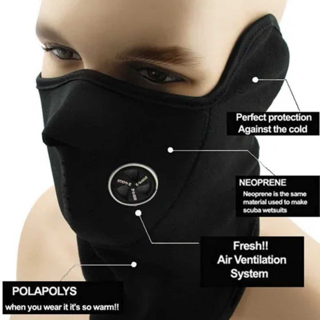 Cubre Boca Neopreno Pasamontañas Para Motociclismo Mascara
