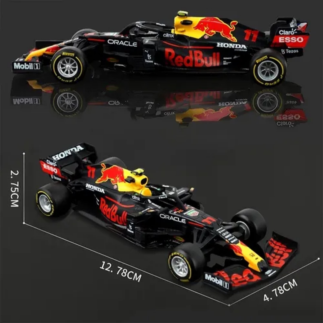 Burago Redbull F1 Rb16b Checo Pérez Fórmula 1 Escala 1:43