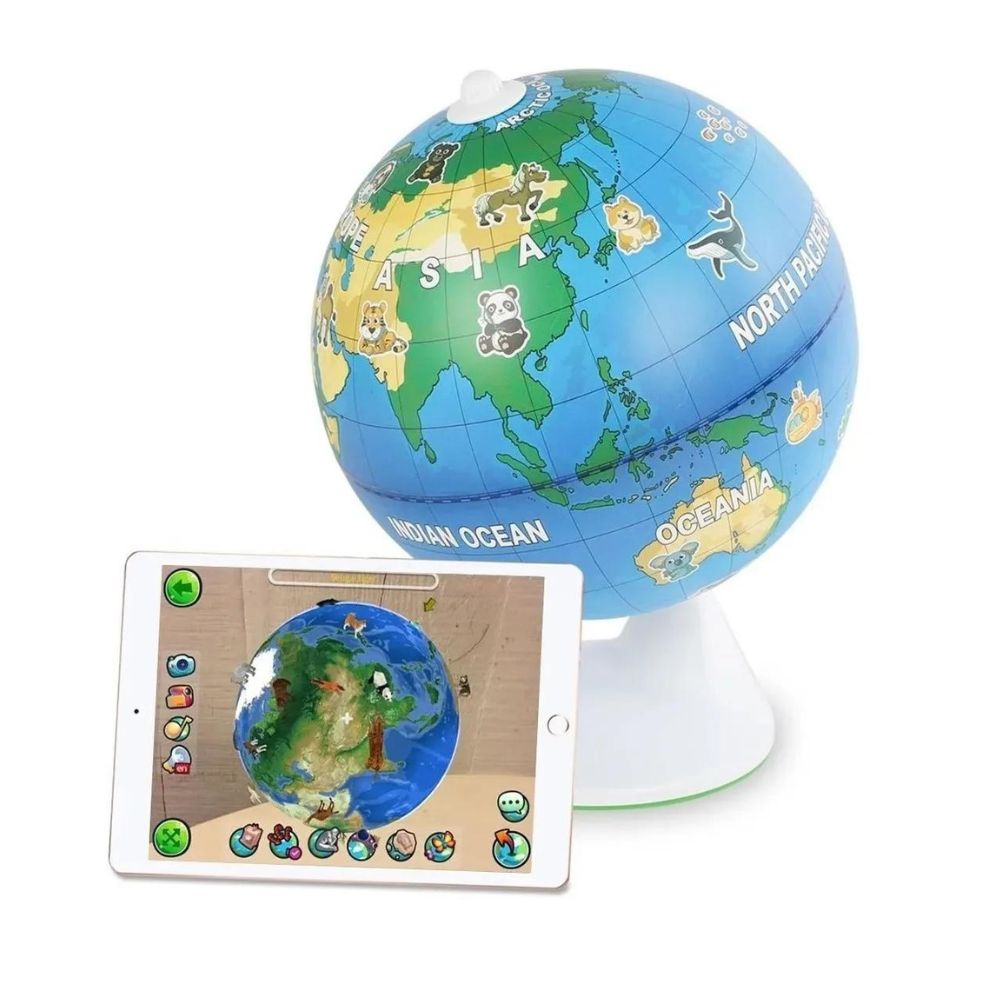 Globo terráqueo interactivo Gadgets & Fun con realidad aumentada