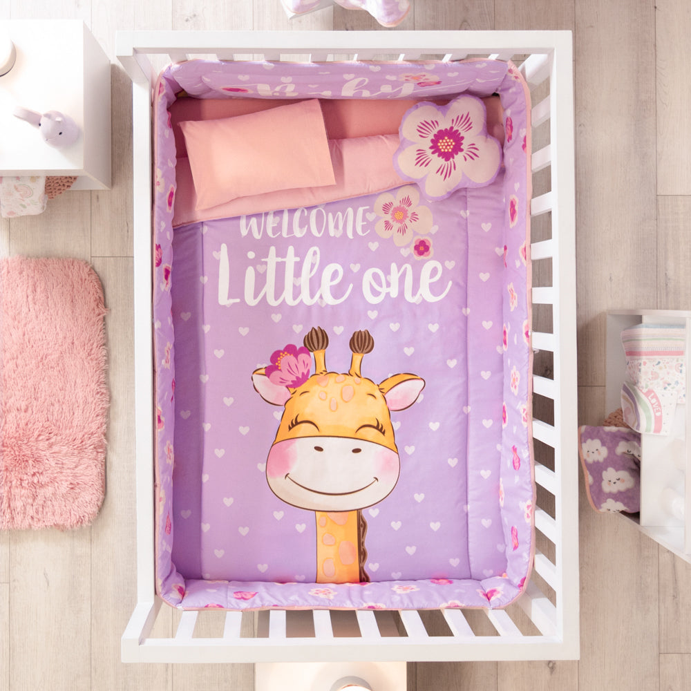 Juego de Cuna Cama Corral Baby Jirafa - Vianney 