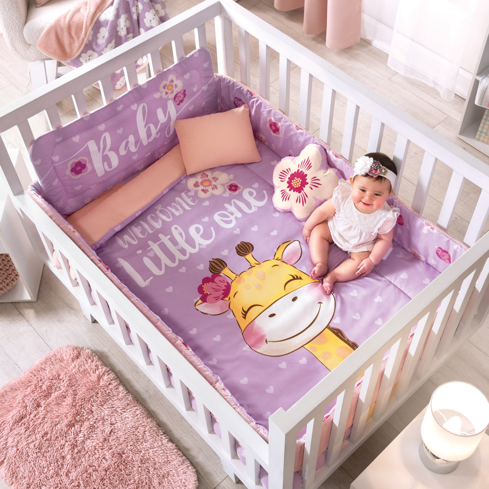 Juego de Cuna Cama Corral Baby Jirafa - Vianney 