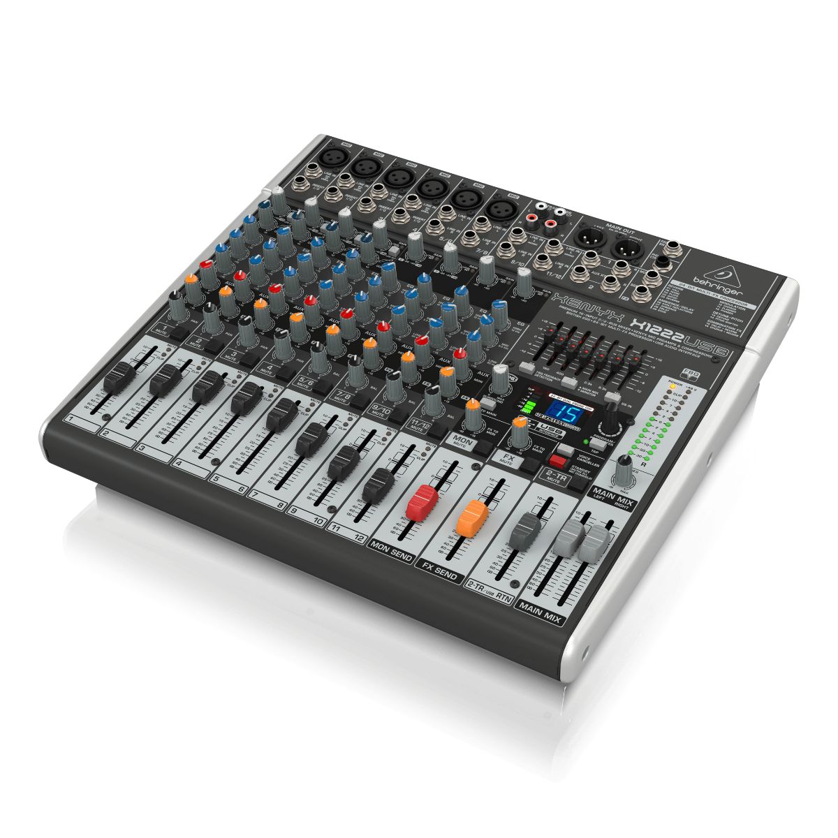 Consola Behringer Xenyx X1222usb De Mezcla 12 Canales efecto.