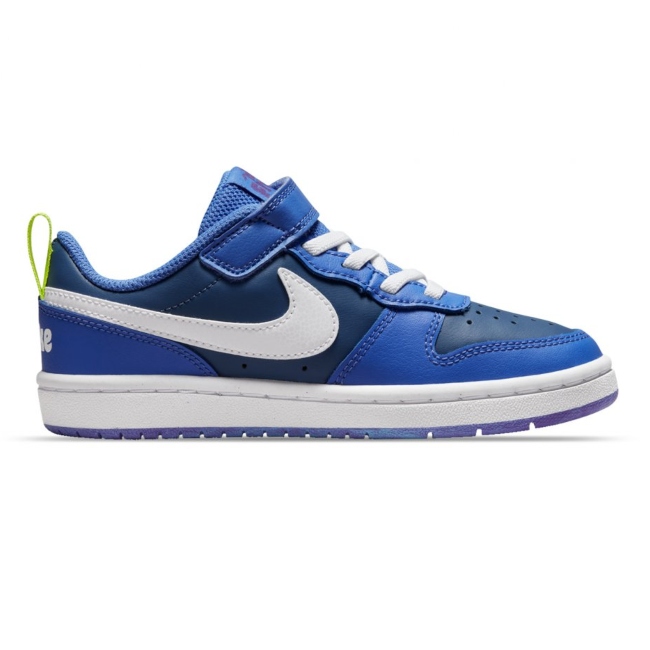 TENIS CASUAL NIKE COURT BOROUGH LOW 2 SE2 AZUL DM1472-400 NIÑOS 100% ORIGINAL