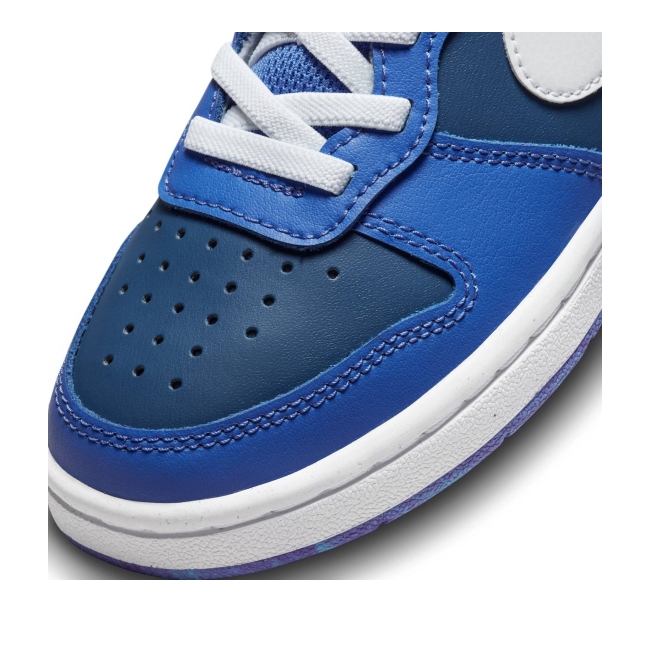 TENIS CASUAL NIKE COURT BOROUGH LOW 2 SE2 AZUL DM1472-400 NIÑOS 100% ORIGINAL