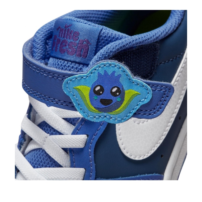 TENIS CASUAL NIKE COURT BOROUGH LOW 2 SE2 AZUL DM1472-400 NIÑOS 100% ORIGINAL