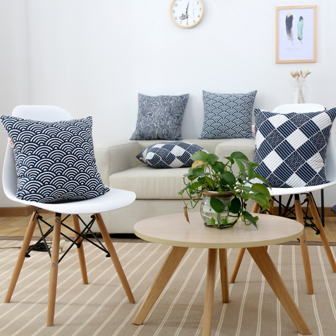 Juego 3 Fundas Cojines Decorativos Algodón Estilo Nórdico