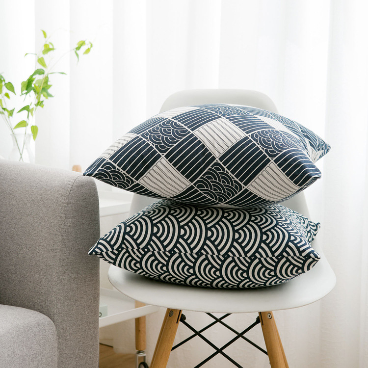 Juego 3 Fundas Cojines Decorativos Algodón Estilo Nórdico