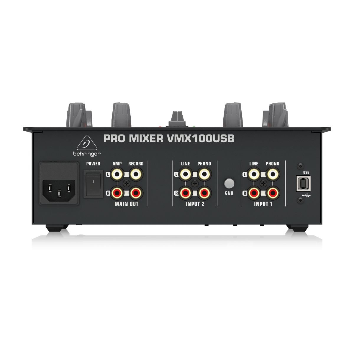 Mezcladora Dj Behringer Vmx100usb 2 Canales Profesional.