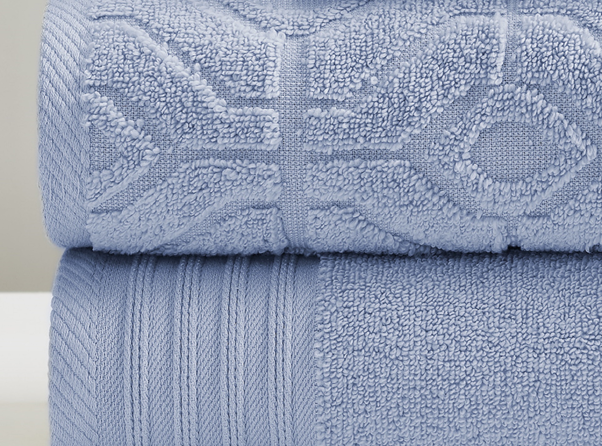 Toallas para Baño 6 pz 100% Algodón Color Azul - Modern Threads