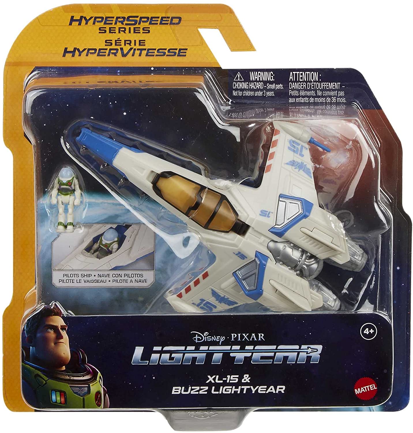 Disney Pixar Lightyear, Buzz Con La Nave Espacial Xl-15