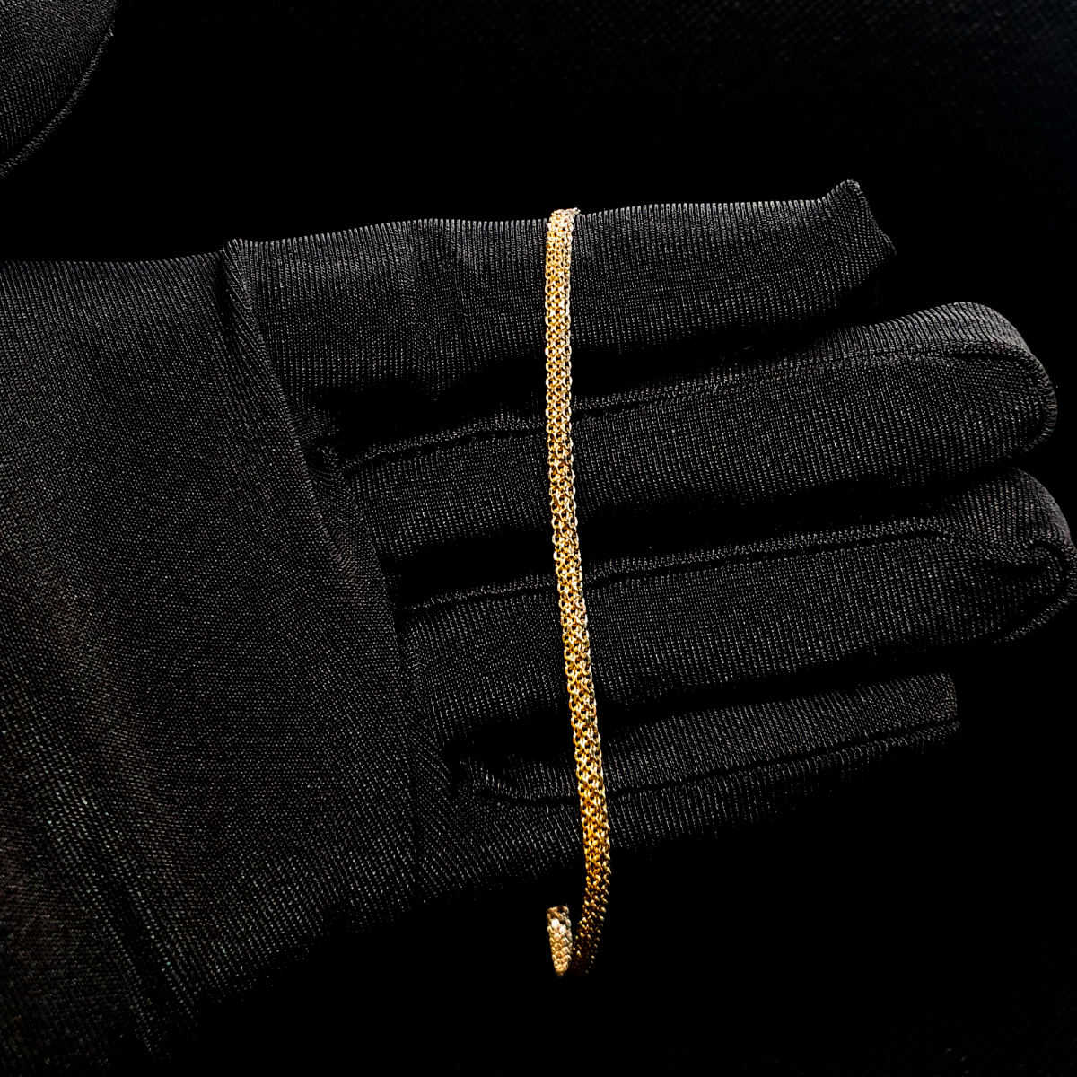 Esclava de oro 10k Hombre Florentino, oro amarillo, rosa y blanco. Incluye certificado y caja de regalo