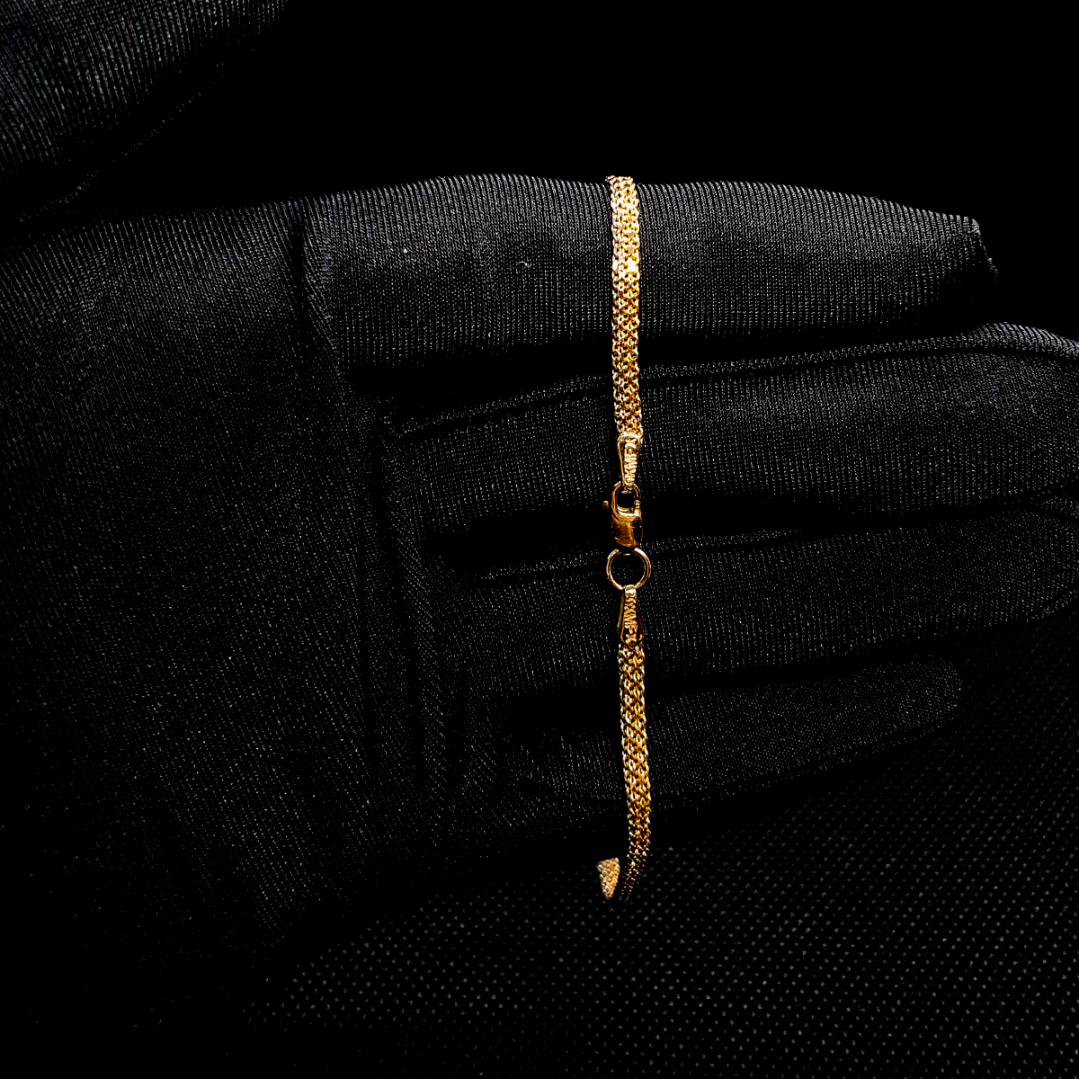 Esclava de oro 10k Hombre Florentino, oro amarillo, rosa y blanco. Incluye certificado y caja de regalo