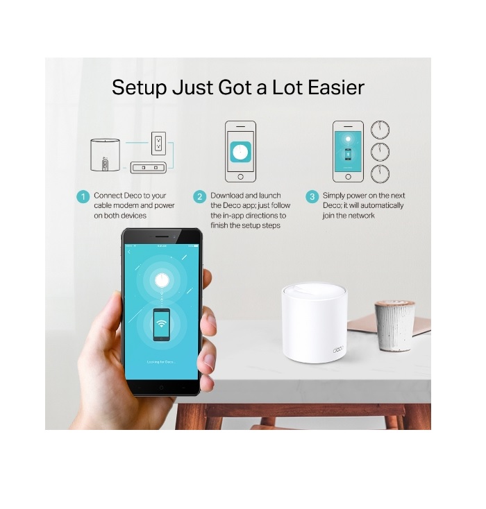 Sistema WiFi 6 MESH 3-PACK Dual Band DECO X20 TP-LINK