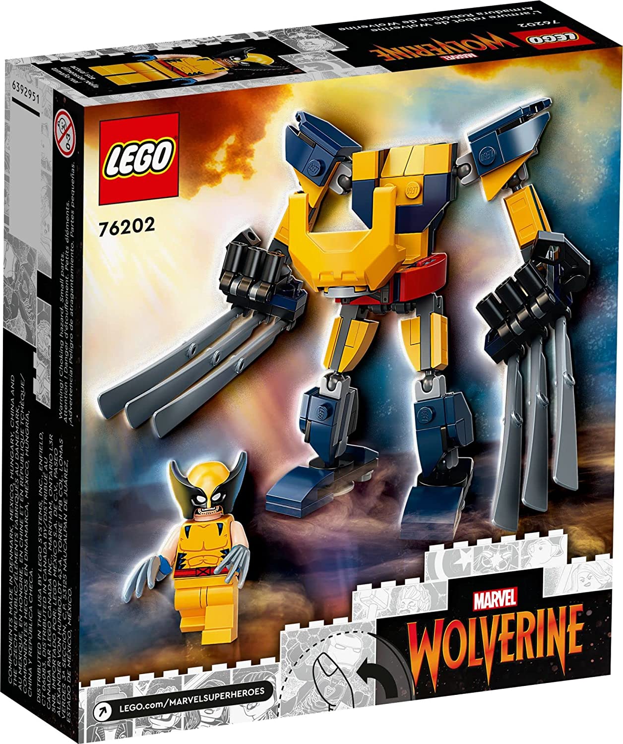 Lego Marvel Wolverine Mech Armor 76202