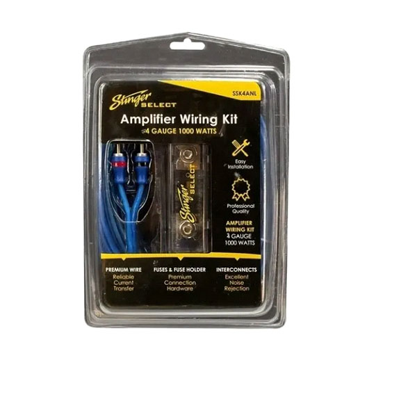 KIT DE INSTALACIÓN STINGER CALIBRE 4 1000 WATTS 100A SSK4ANL