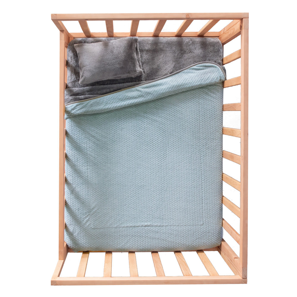 Cobertor Baby Siberia Azul Frazada - Vianney