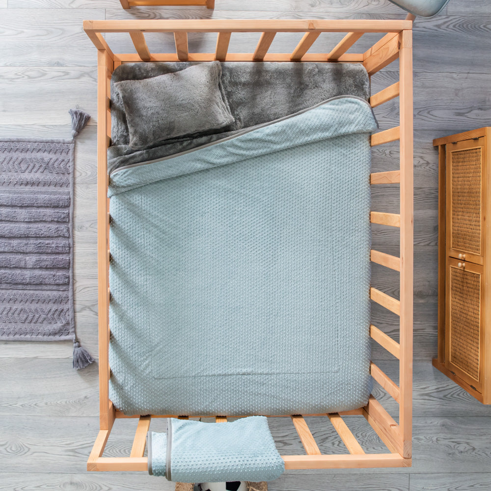 Cobertor Baby Siberia Azul Frazada - Vianney