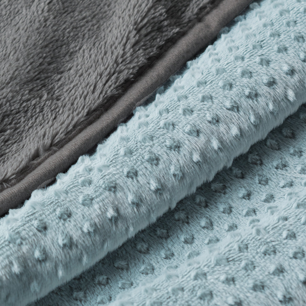 Cobertor Baby Siberia Azul Frazada - Vianney