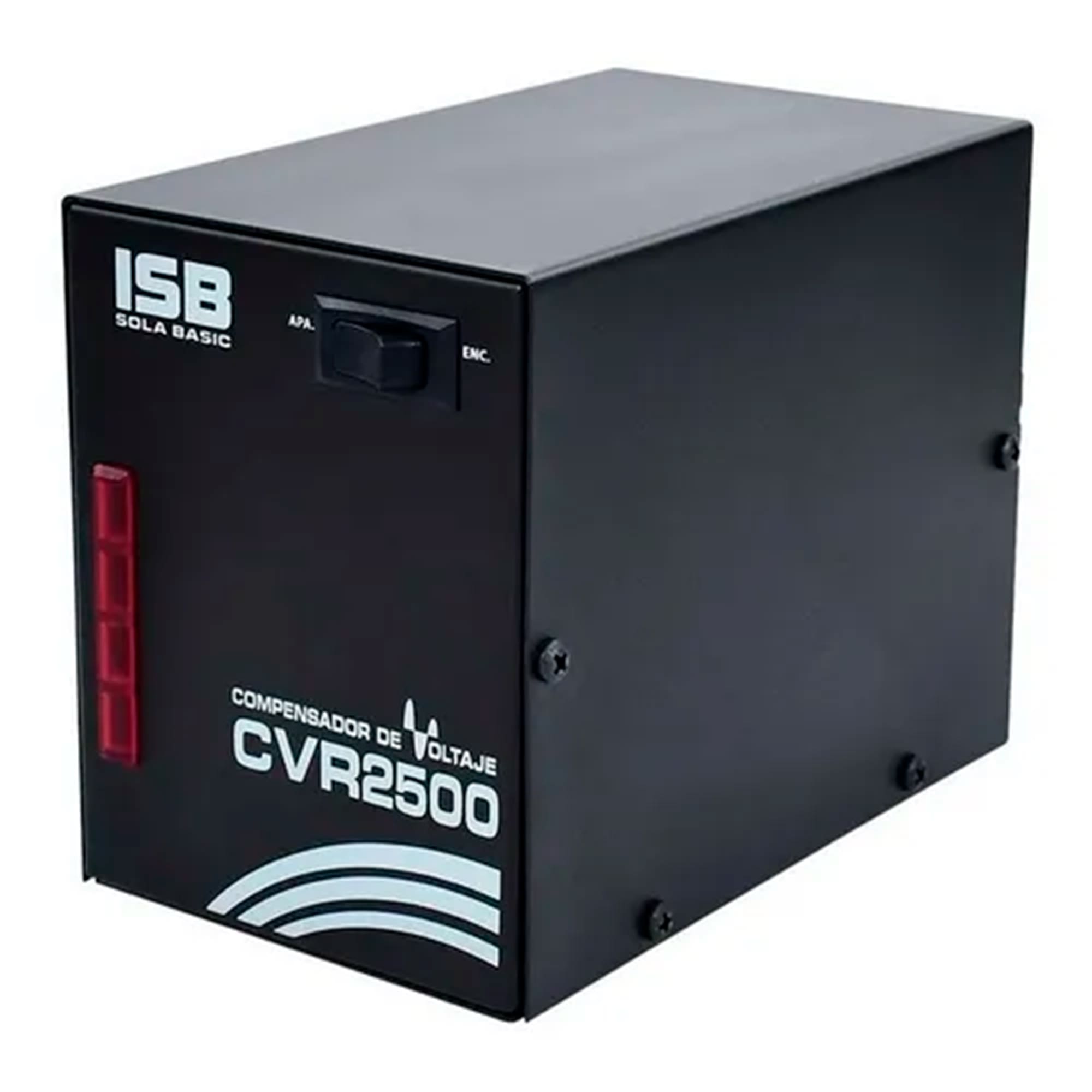 Regulador de Voltaje de 2500VA/1500W, Sola Basic CVR-2500 EE, con 1 Contacto, aplicaciones de Motor