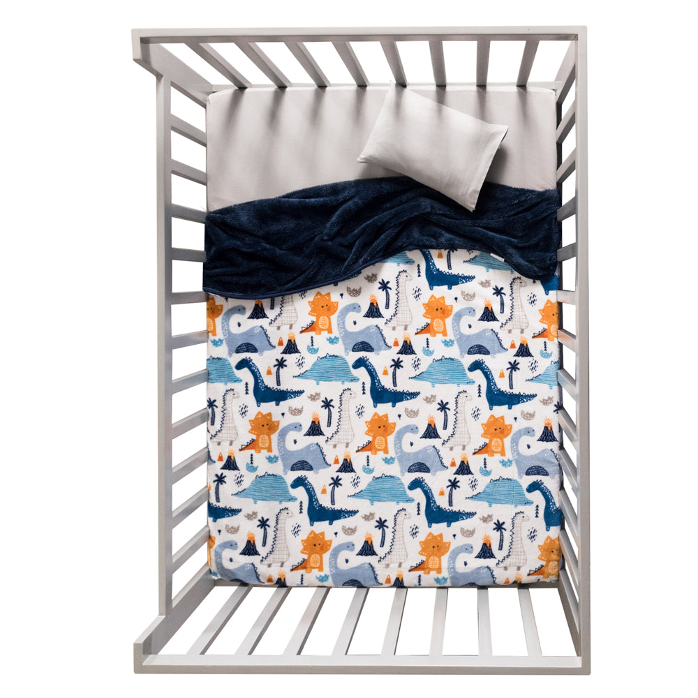 Cobertor Baby Siberia Dinosaurios Cuna - Vianney 