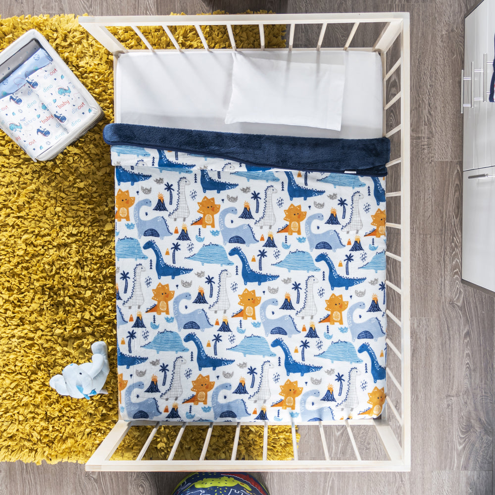 Cobertor Baby Siberia Dinosaurios Cuna - Vianney 