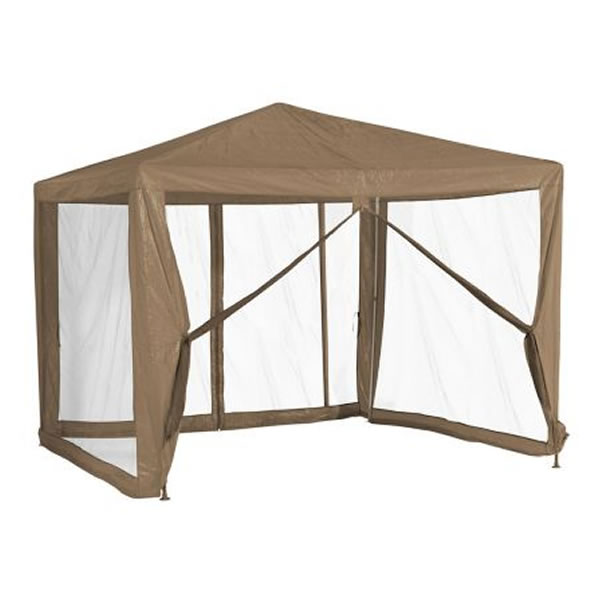 Toldo Comedor De 300 x 300 cm Con Malla Klimber Taupe SMAC