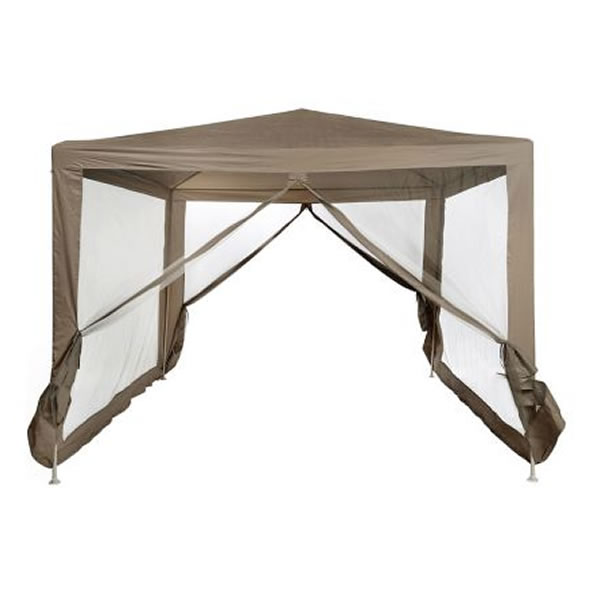 Toldo Comedor De 300 x 300 cm Con Malla Klimber Taupe SMAC