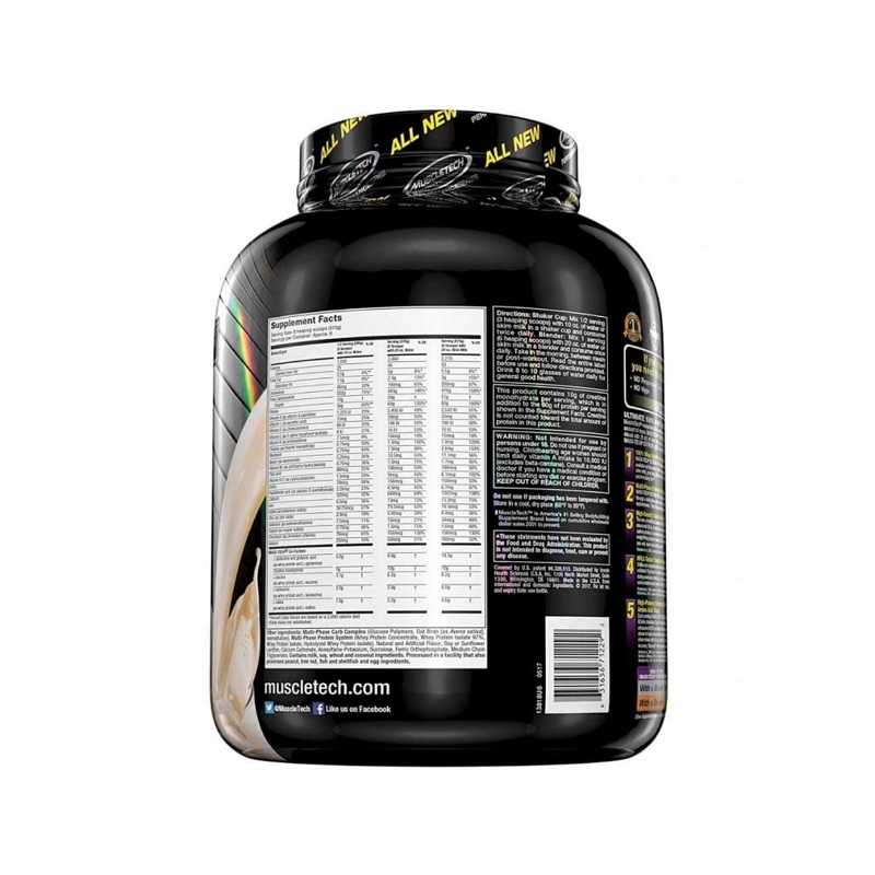 PROTEINA MUSCLETECH MASS-TECH  EXTREME 2000 TRIPLE CHOCO BROWNIE 