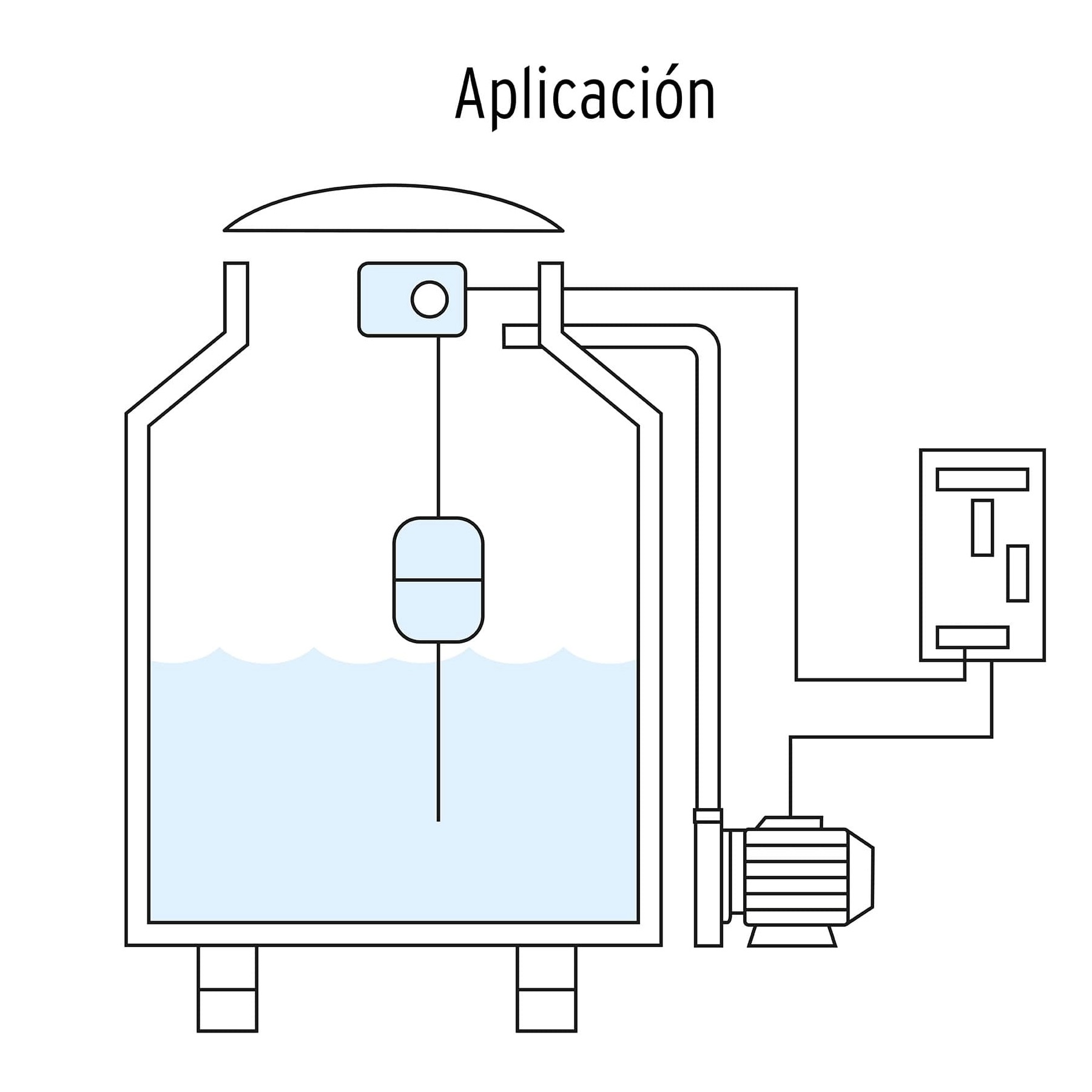 Flotador Eléctrico Electro nivel Interruptor para Tinacos FL-969 FOSET